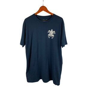 Hawaiian Island Creations XL T-Shirt Navy Blue Cotton Blend Graphic Tee